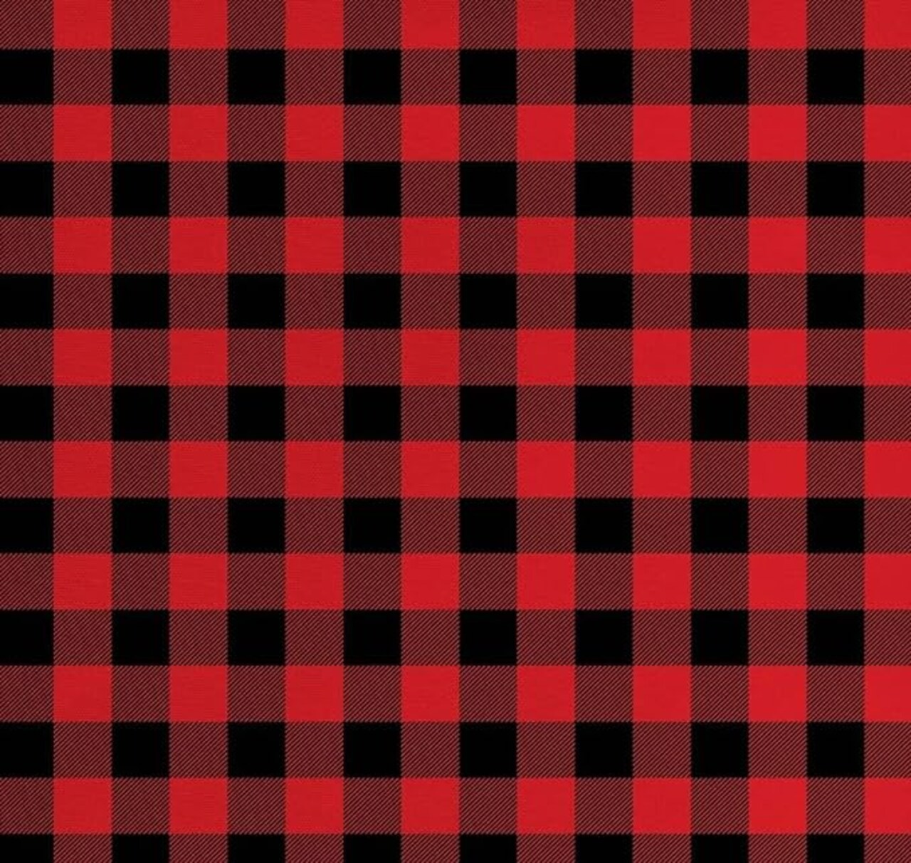 FabricLA 100% Cotton Flannel Fabric - 58/60" Inches (150 CM) - Cotton Tartan Flannel Fabric - Use as Blanket, PJ, Shirt, Cloth Flannel Craft Fabric - Red & Black, 10 Continuous Yard